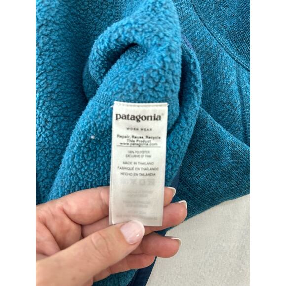 Patagonia Women's sz S Better Sweater Fleece 1/4 Zip Pullover Jacket - Picture 7 of 8